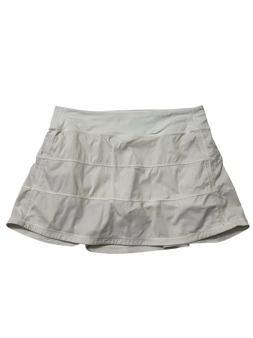 Lululemon White Pace Rival Skirt
